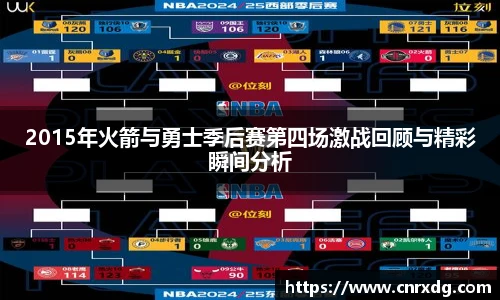 2015年火箭与勇士季后赛第四场激战回顾与精彩瞬间分析